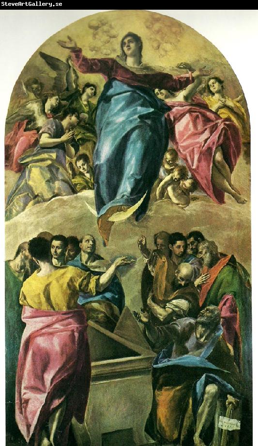 El Greco assumption of the virgin